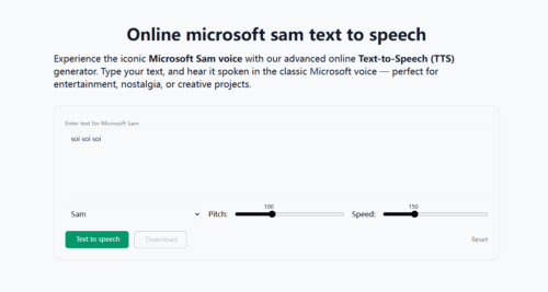 Microsoft Sam TTS Microsoft Sam TTS